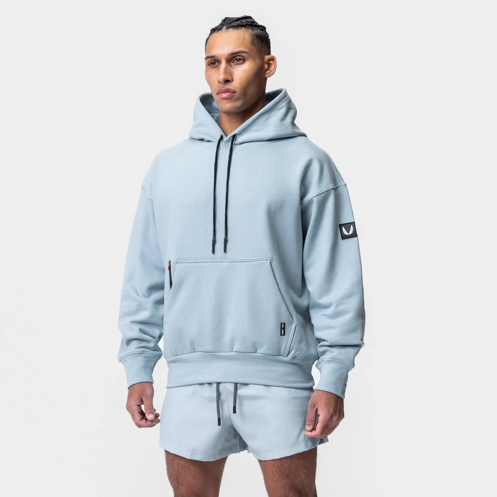 0680. Tech-Terry™ Weatherproof Hoodie - Light Sky