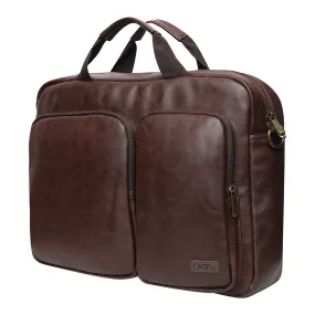 15.6 inch Laptop Leather Messenger Bag (MA016T)