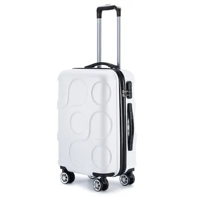 2018 New Business Abs Trolley Case Students Travel Waterproof Luggage Rolling Suitcase Boarding