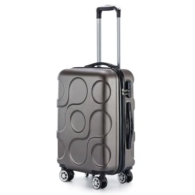 2018 New Business Abs Trolley Case Students Travel Waterproof Luggage Rolling Suitcase Boarding