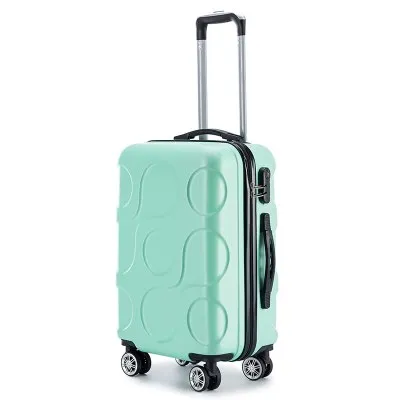 2018 New Business Abs Trolley Case Students Travel Waterproof Luggage Rolling Suitcase Boarding