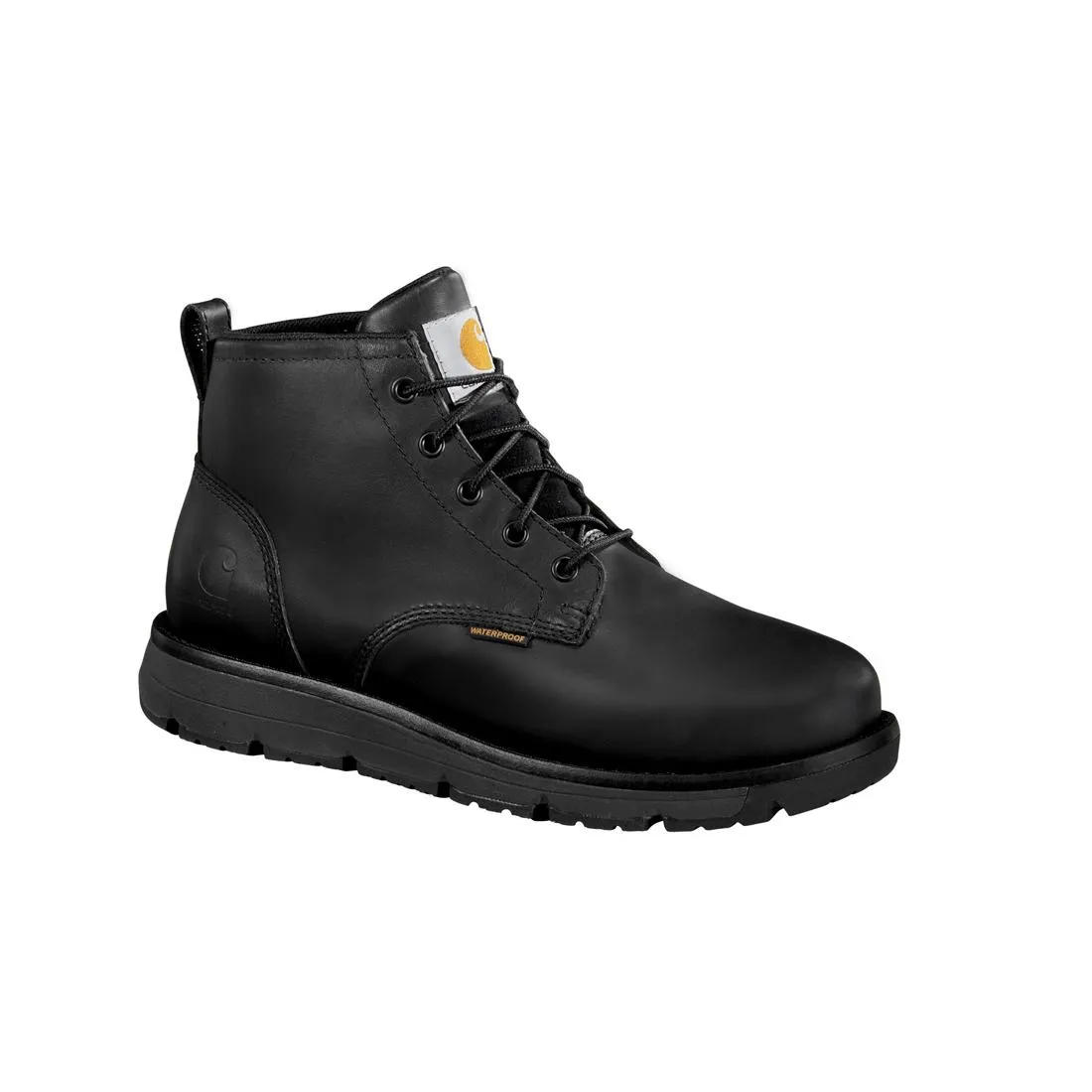 5" Millbrook Waterproof Wedge Steel Toe Work Boot Black