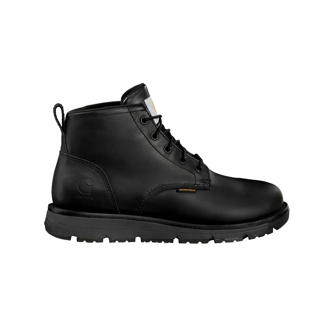 5" Millbrook Waterproof Wedge Steel Toe Work Boot Black