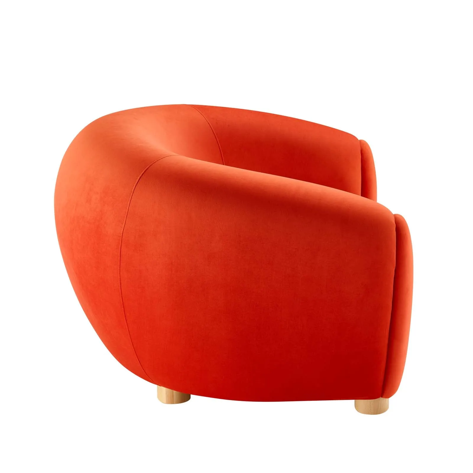 Abundant Performance Velvet Armchair by Modway