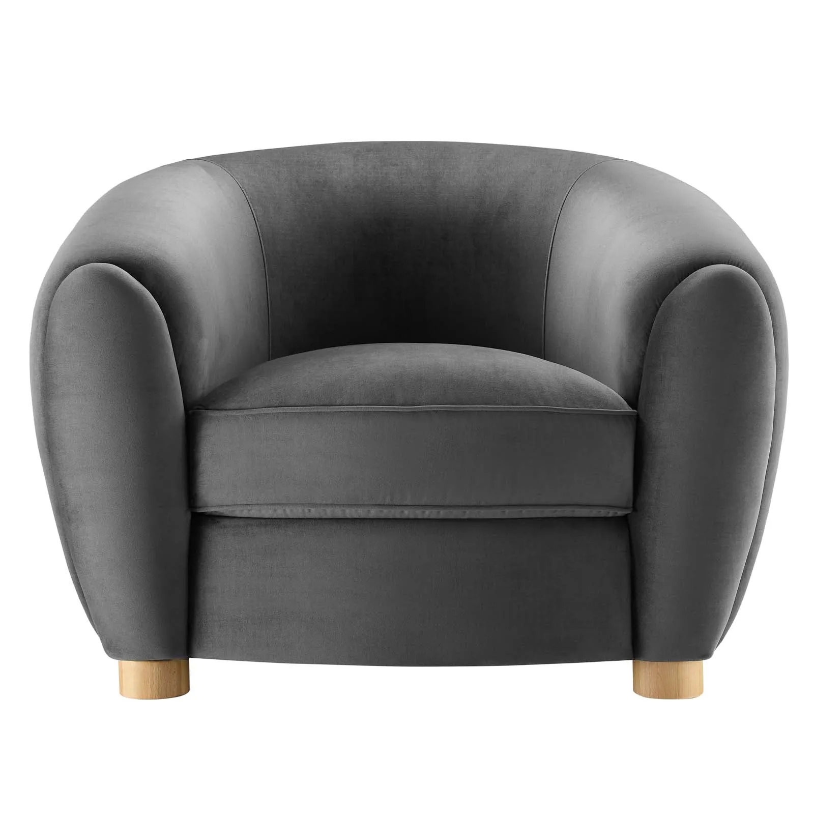 Abundant Performance Velvet Armchair by Modway