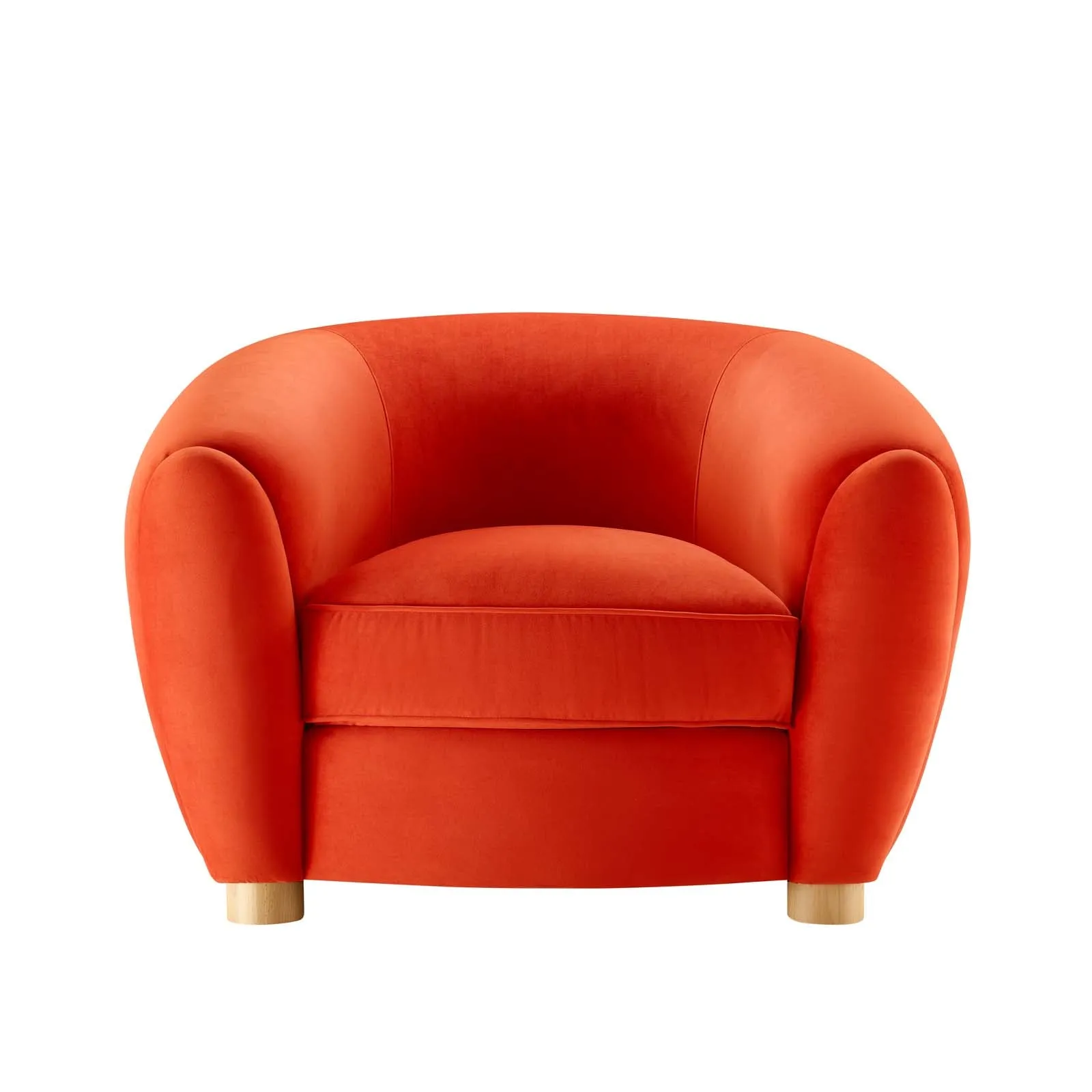 Abundant Performance Velvet Armchair by Modway