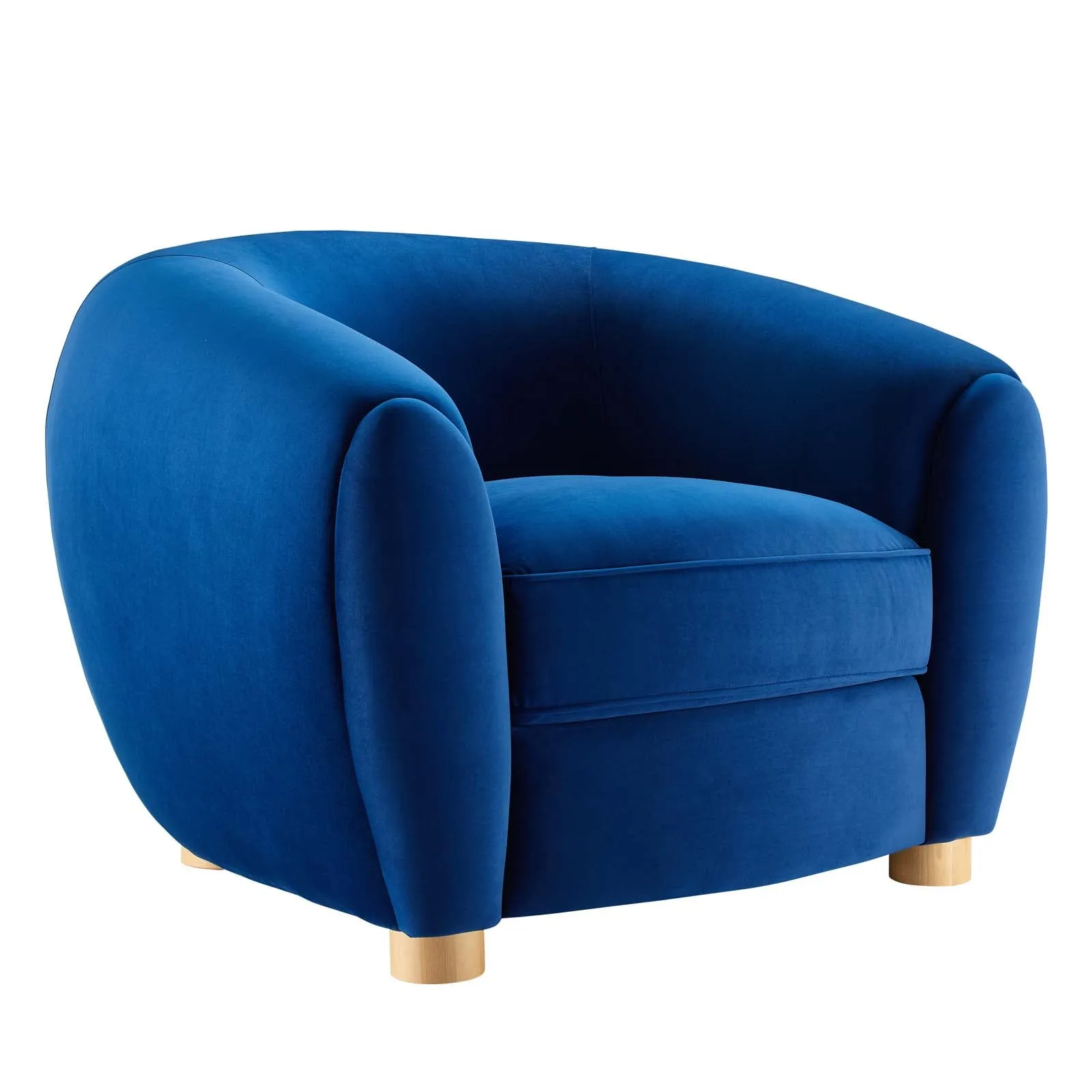 Abundant Performance Velvet Armchair by Modway