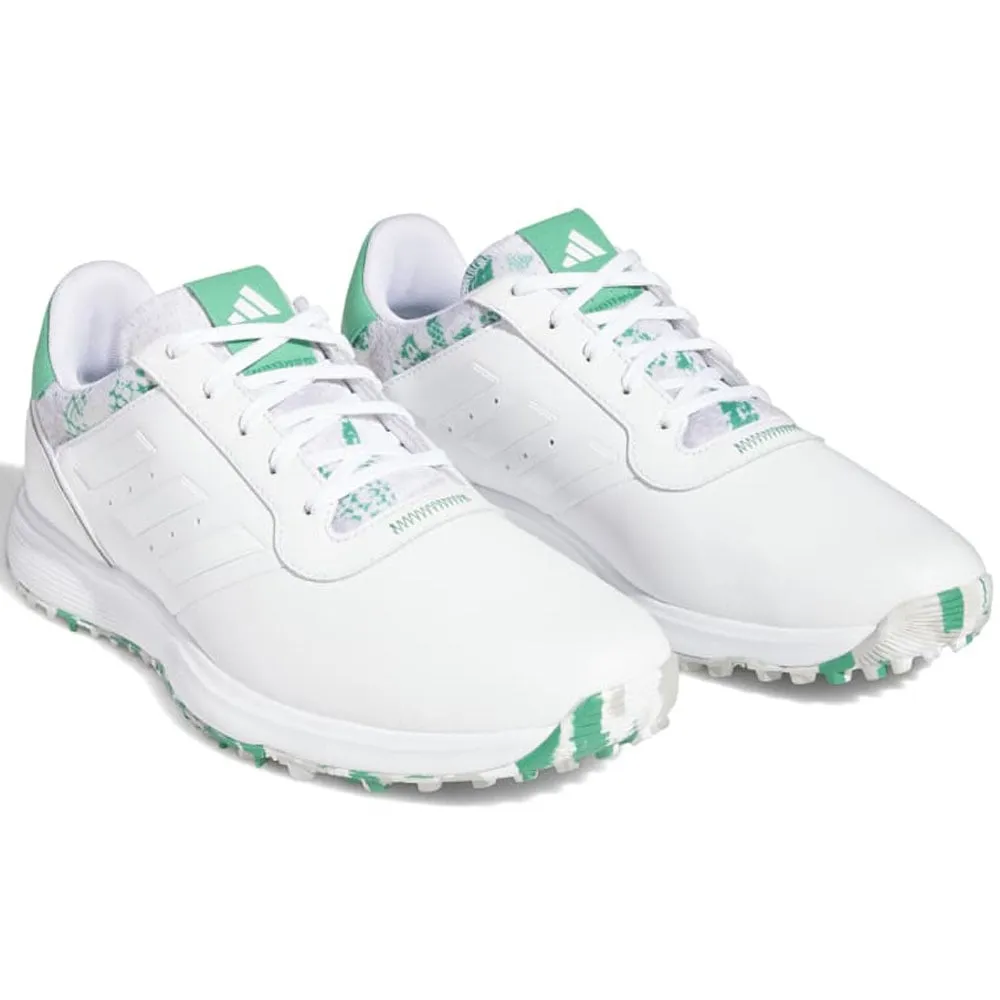 adidas S2G Spikeless Waterproof Leather 23 Shoes - FTWR White/Grey One/Court Green