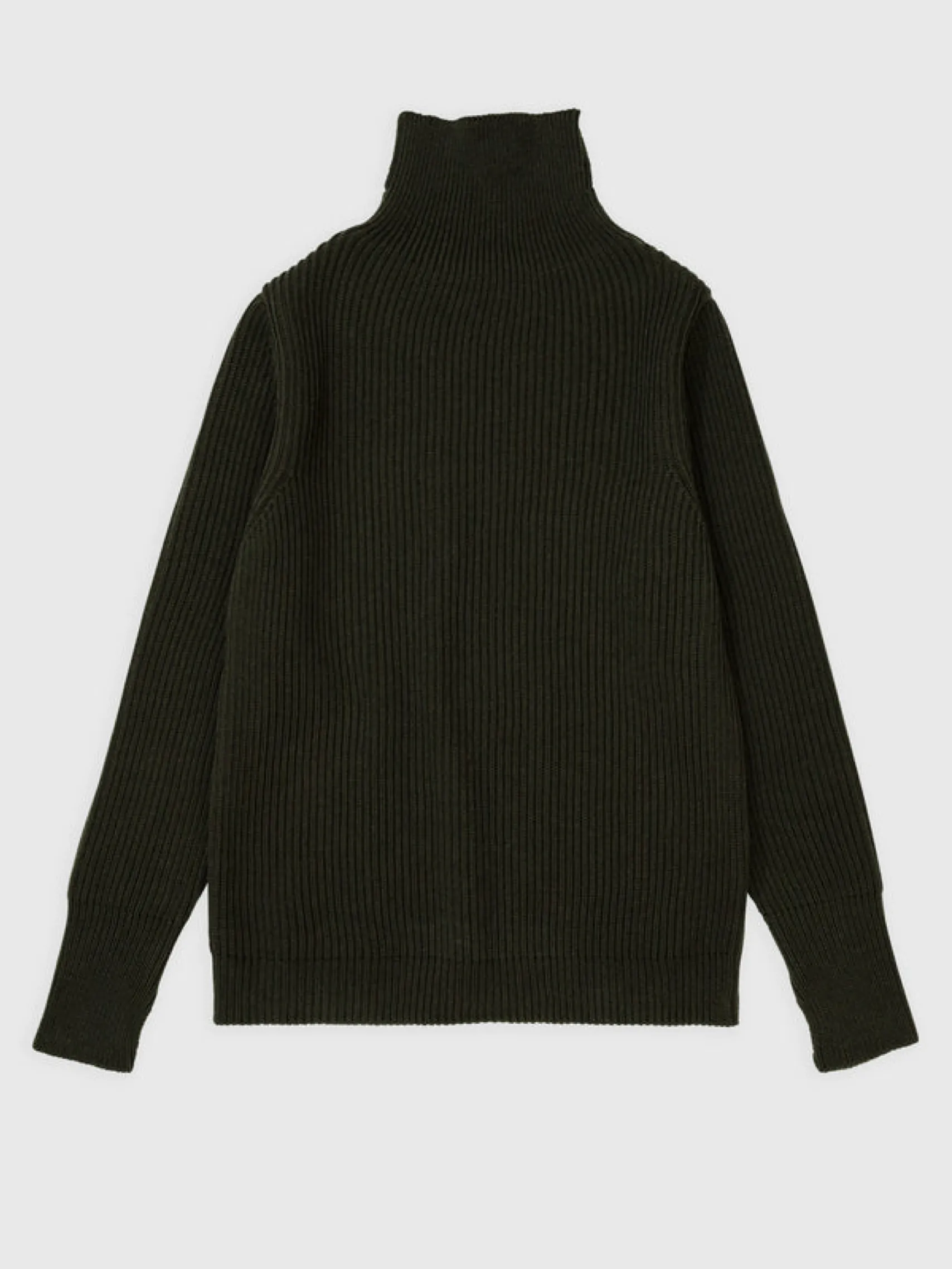 Andersen-Andersen, Navy Turtleneck, Hunting Green