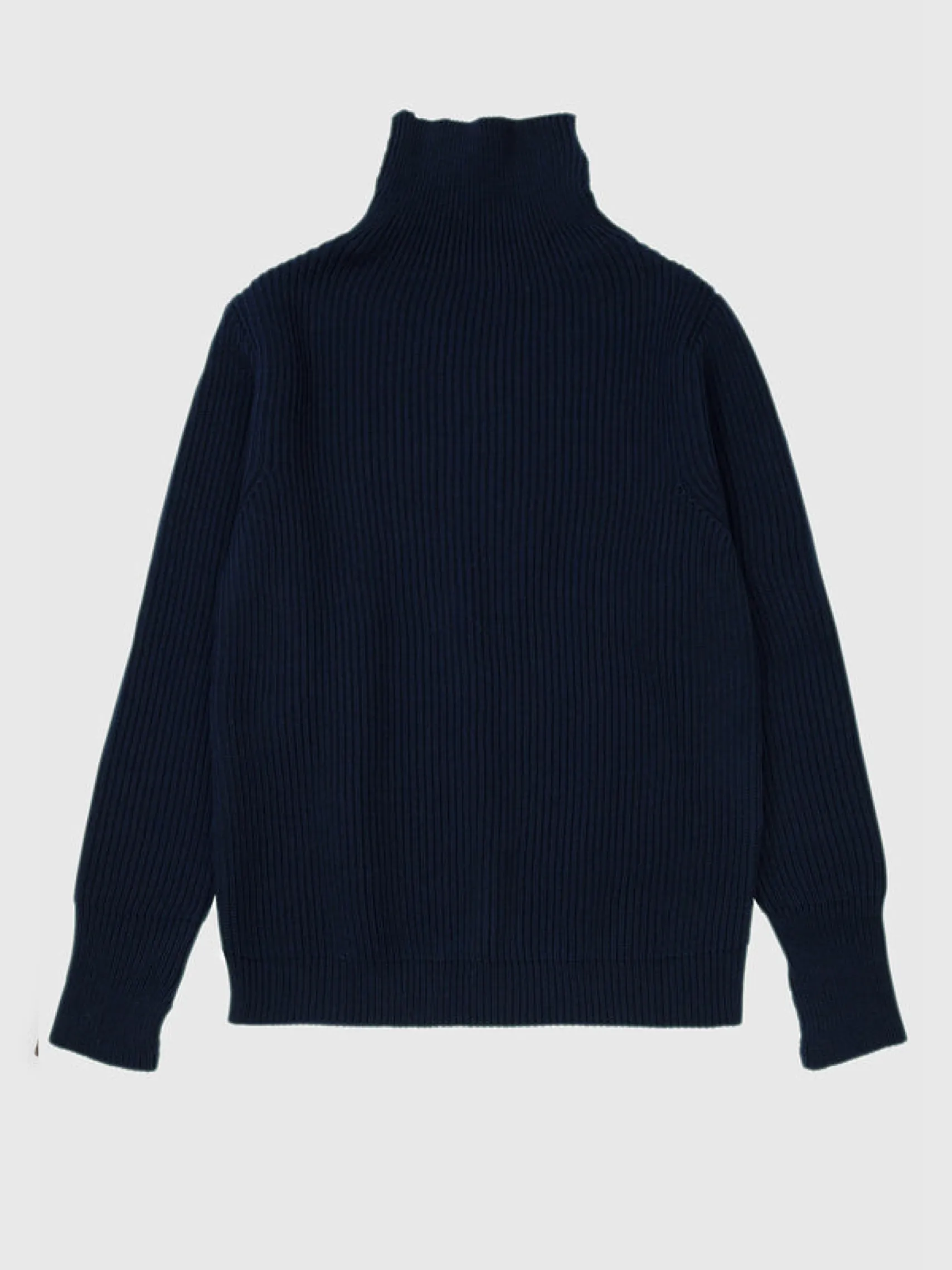 Andersen-Andersen, Navy Turtleneck, Navy Blue