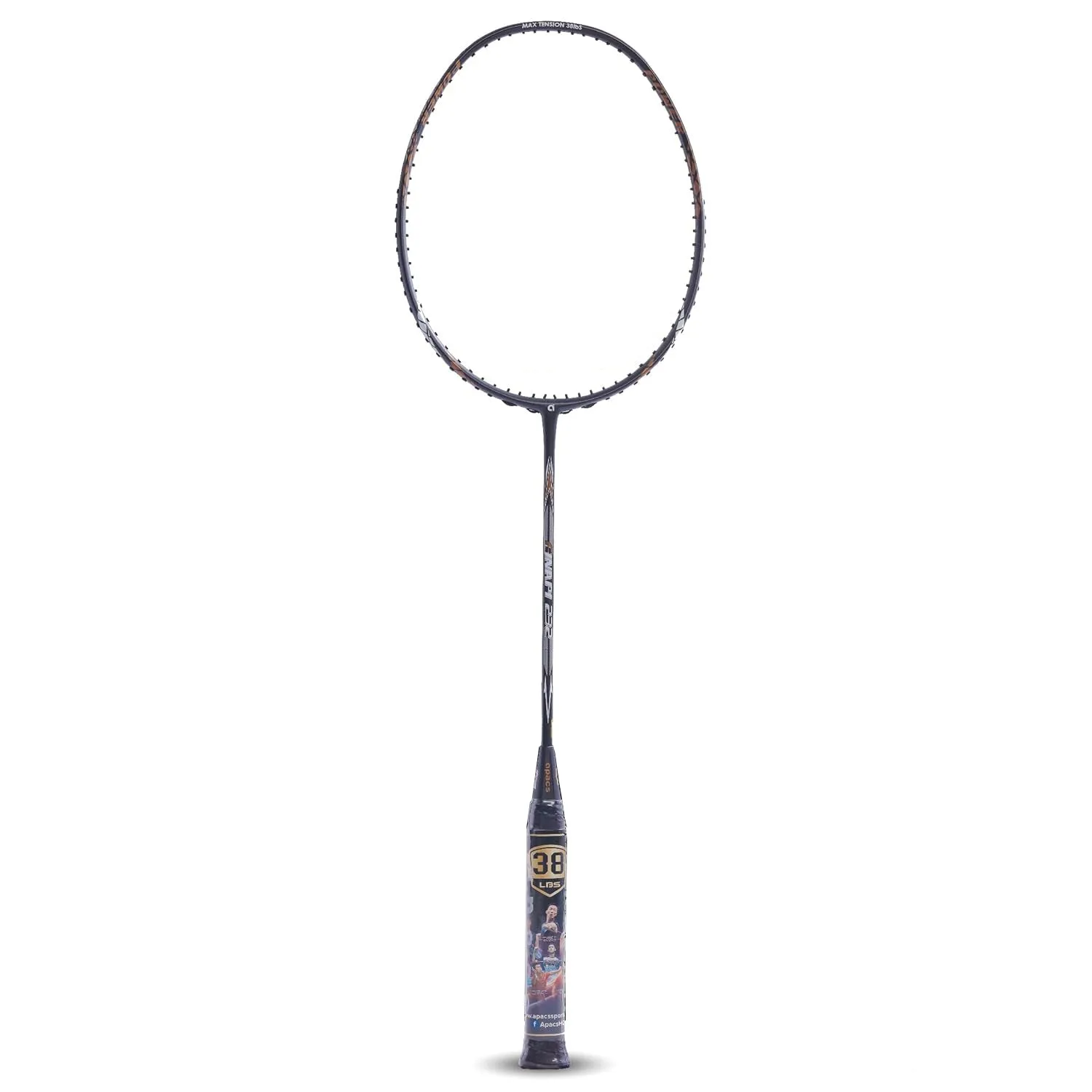 Apacs Finapi 232 Badminton Racket without Cover (4U-G1)