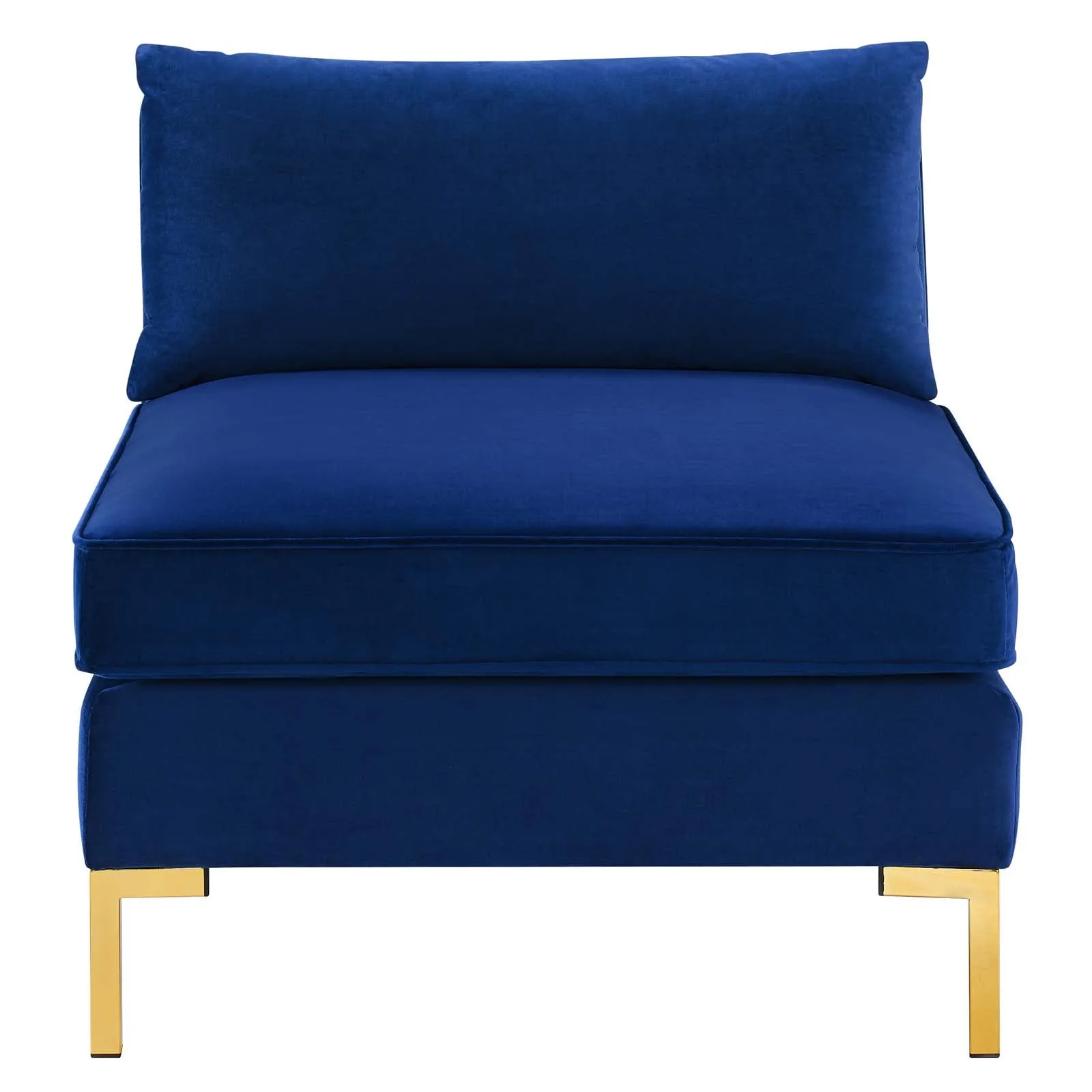 Ardent Performance Velvet Armless Chair by Modway