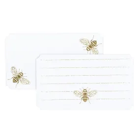 Bee Mini Note Cards. 50 Pieces