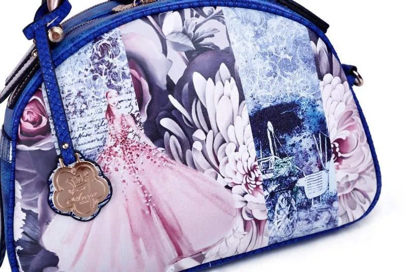 Blossomz Dome Top Handle Bag