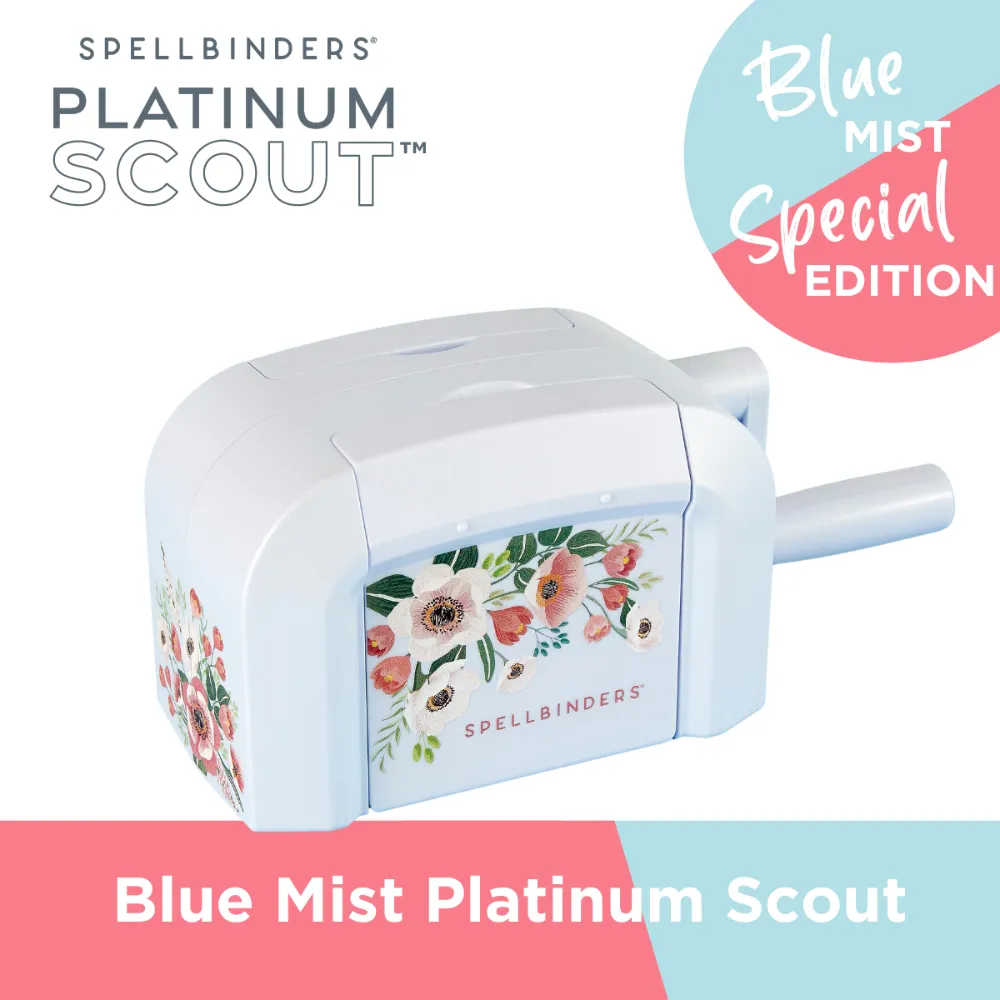 Blue Mist Platinum Scout Die Cutting   Embossing Machine {Independent Retailer Exclusive}