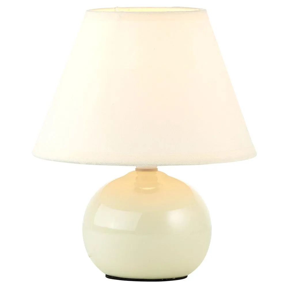 Brilliant 1 Light 40W Primo Table Lamp - Light Brown | A-61047/28