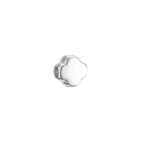 Bubble Clover Bracelet Charm (Silver)