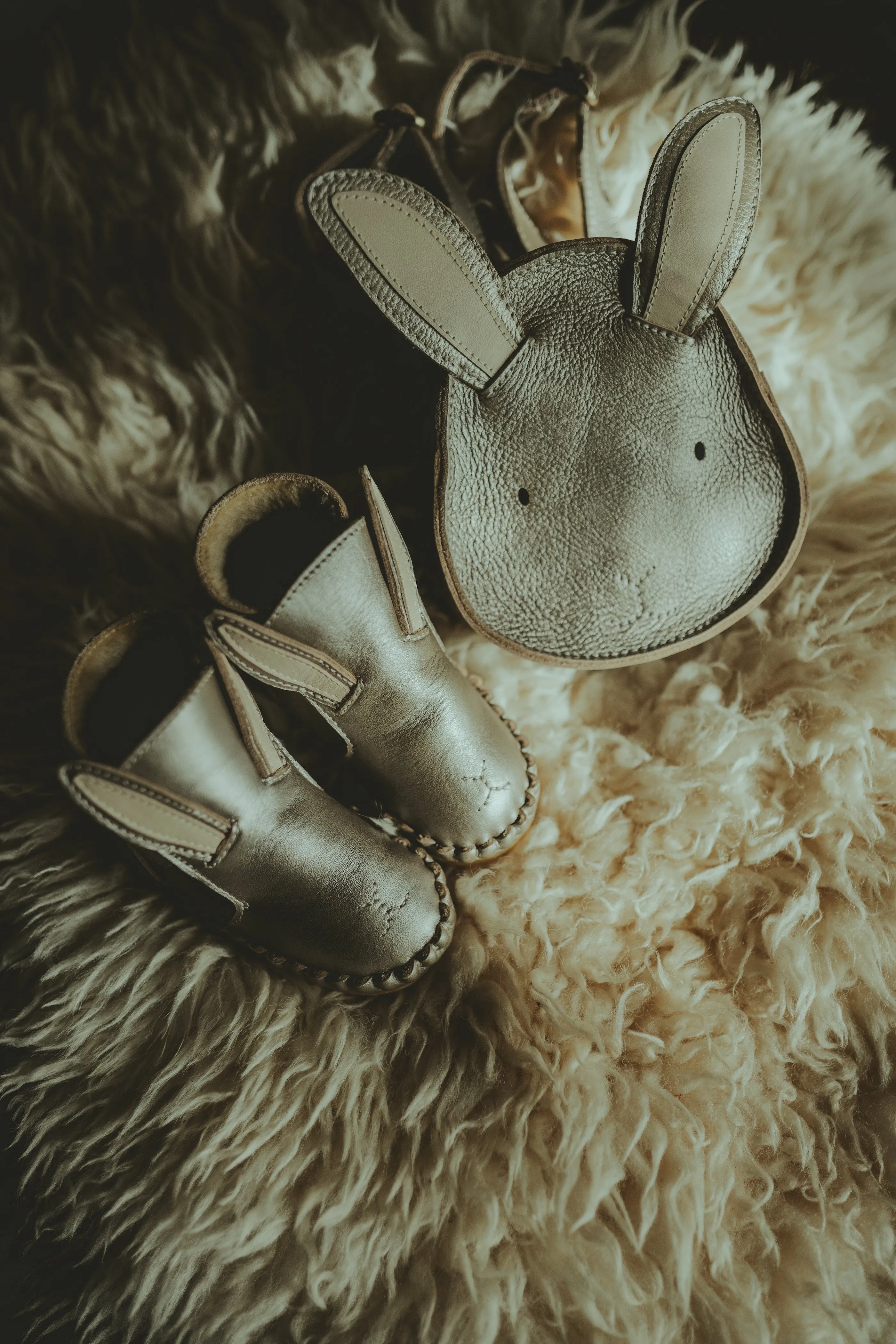 Buna Exclusive | Bunny | Champagne Metallic Leather