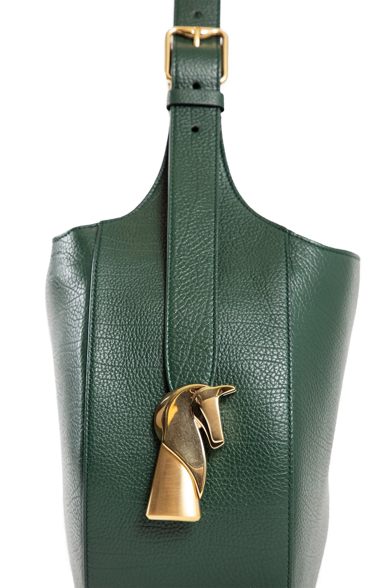 BURBERRY WOMAN GREEN SHOULDER BAGS