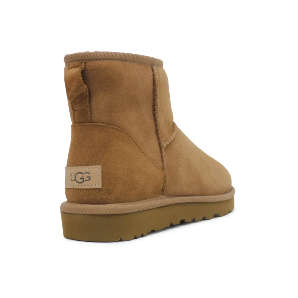 Classic Mini II Suede Sheepskin Women's Winter Boots