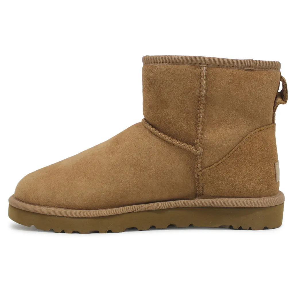 Classic Mini II Suede Sheepskin Women's Winter Boots