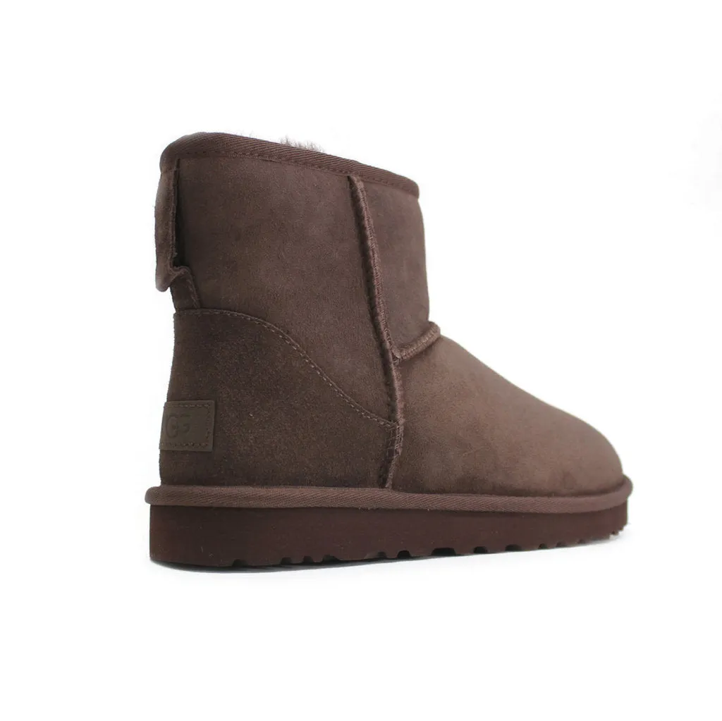 Classic Mini II Suede Sheepskin Women's Winter Boots