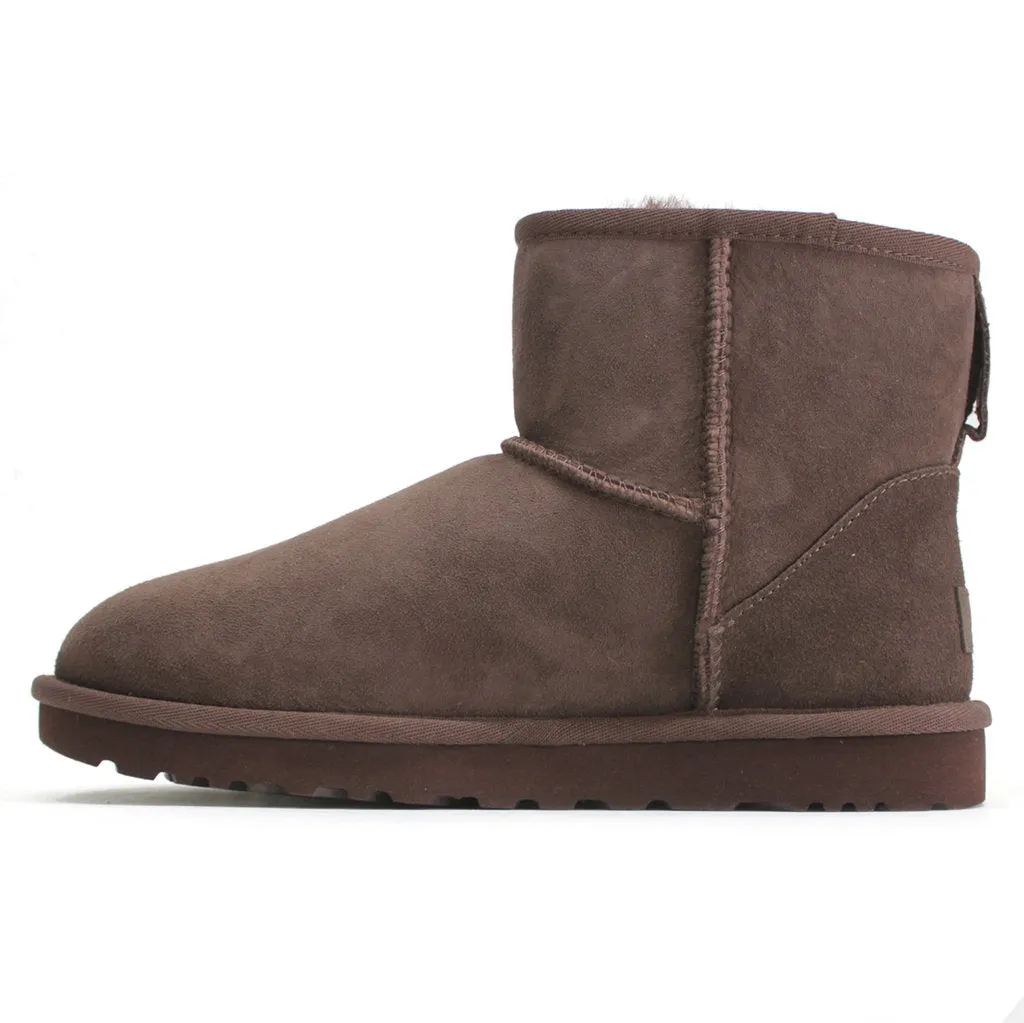 Classic Mini II Suede Sheepskin Women's Winter Boots