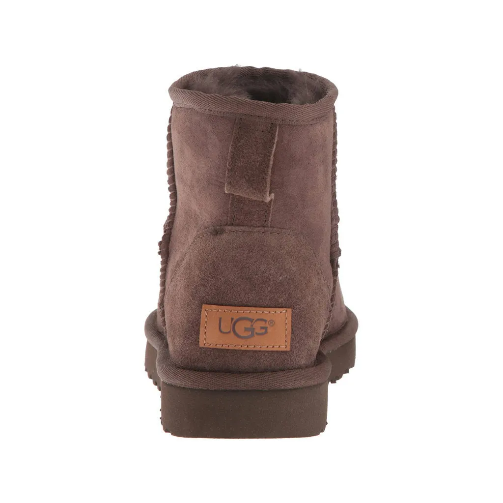 Classic Mini II Suede Sheepskin Women's Winter Boots