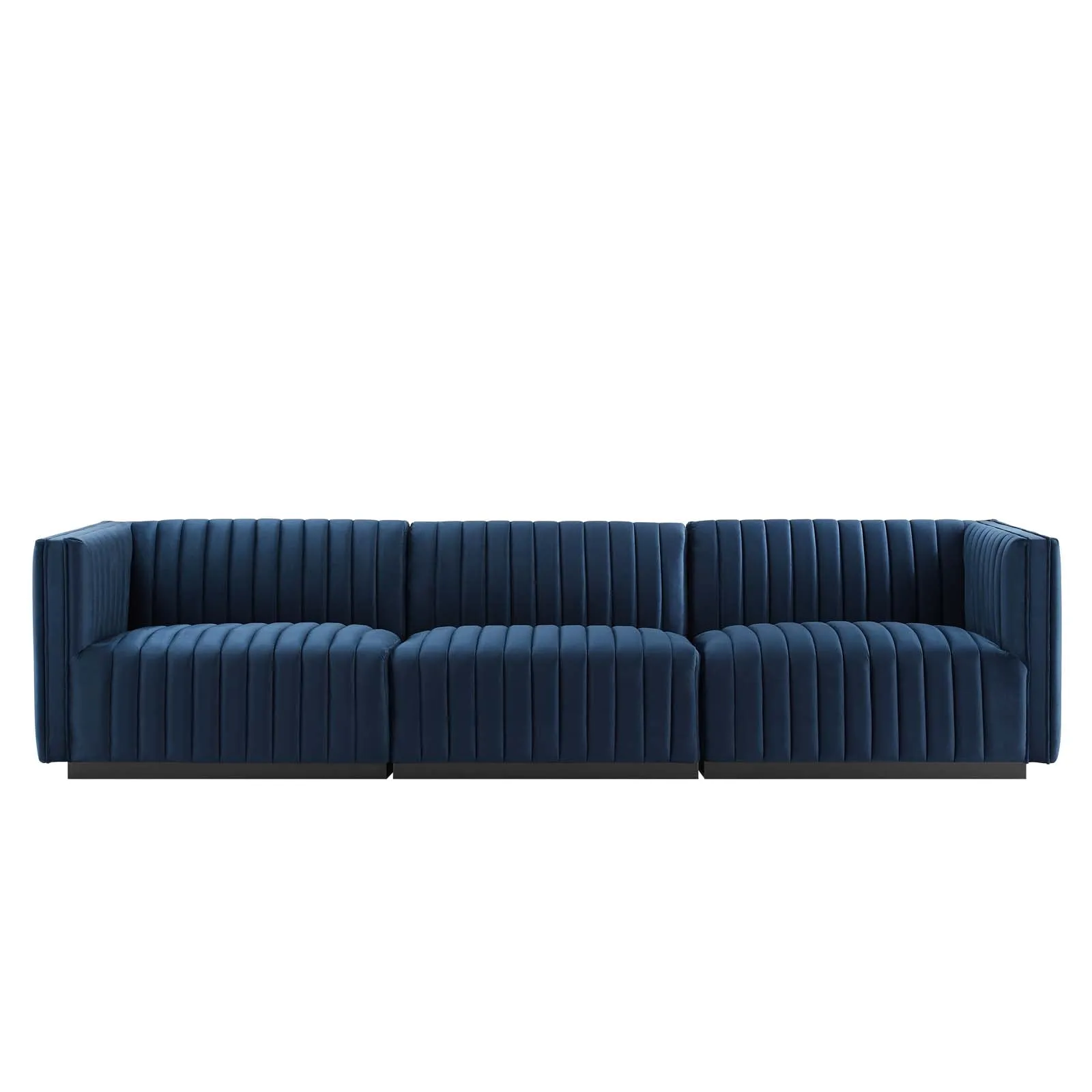 Conjure Channel Tufted Performance Velvet Sofa by Modway