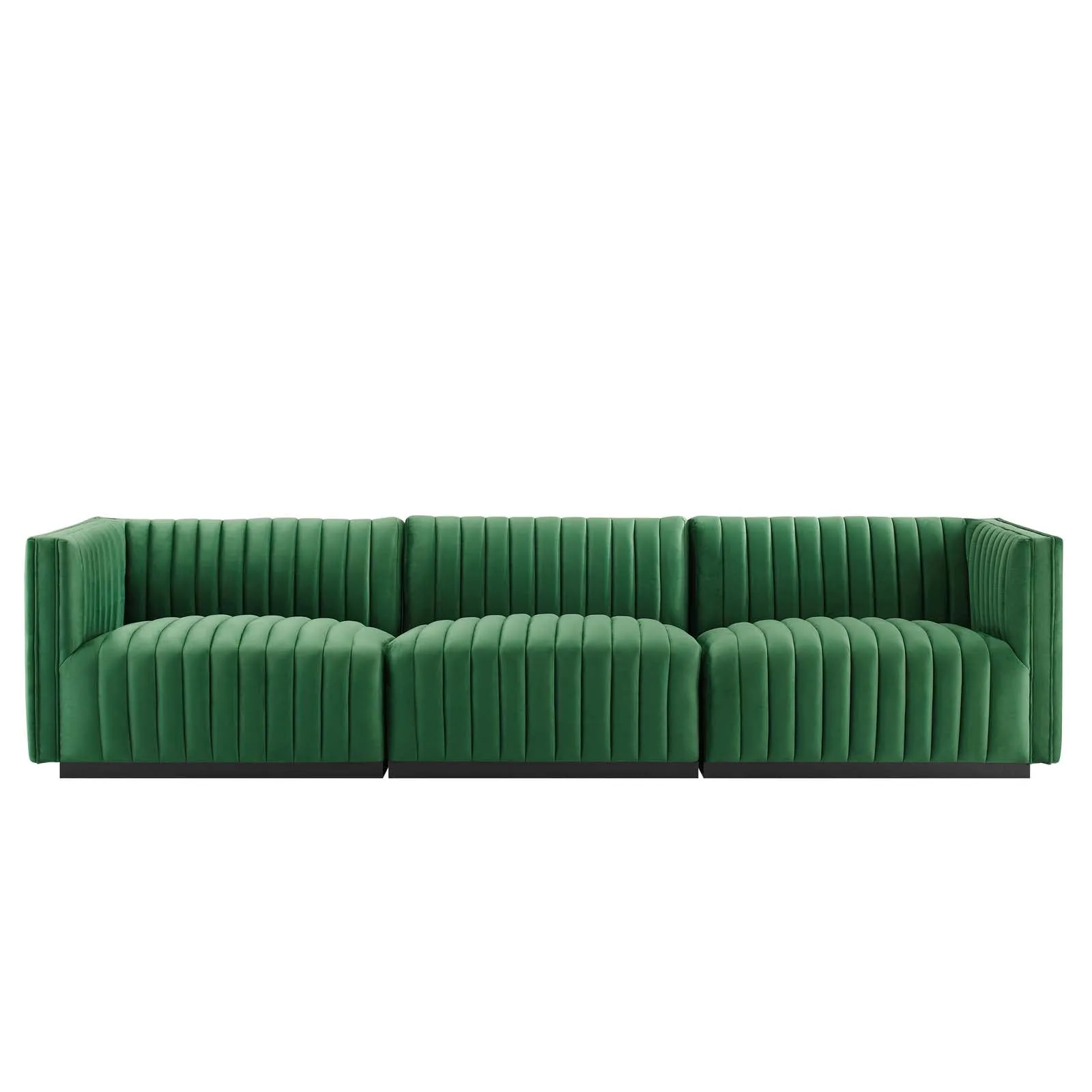 Conjure Channel Tufted Performance Velvet Sofa by Modway