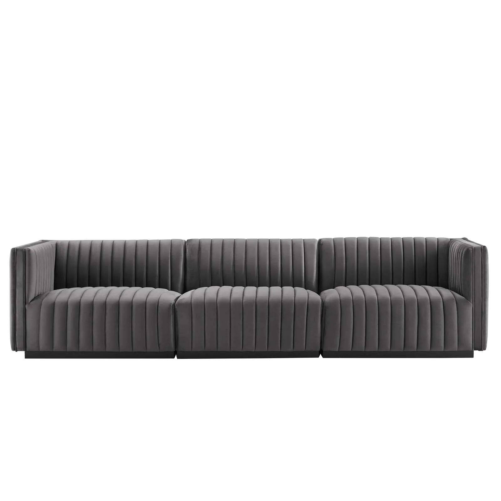 Conjure Channel Tufted Performance Velvet Sofa by Modway