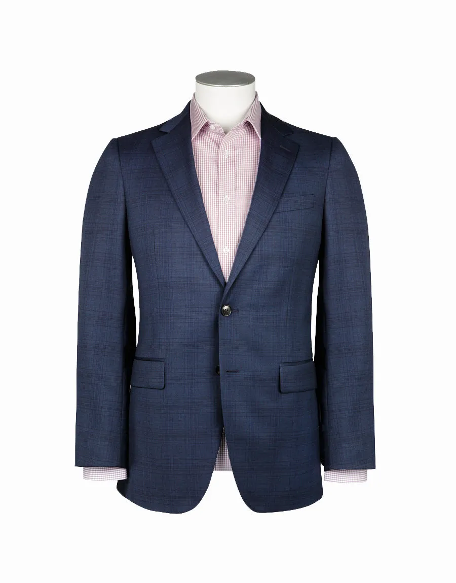 Cooper blue check suit