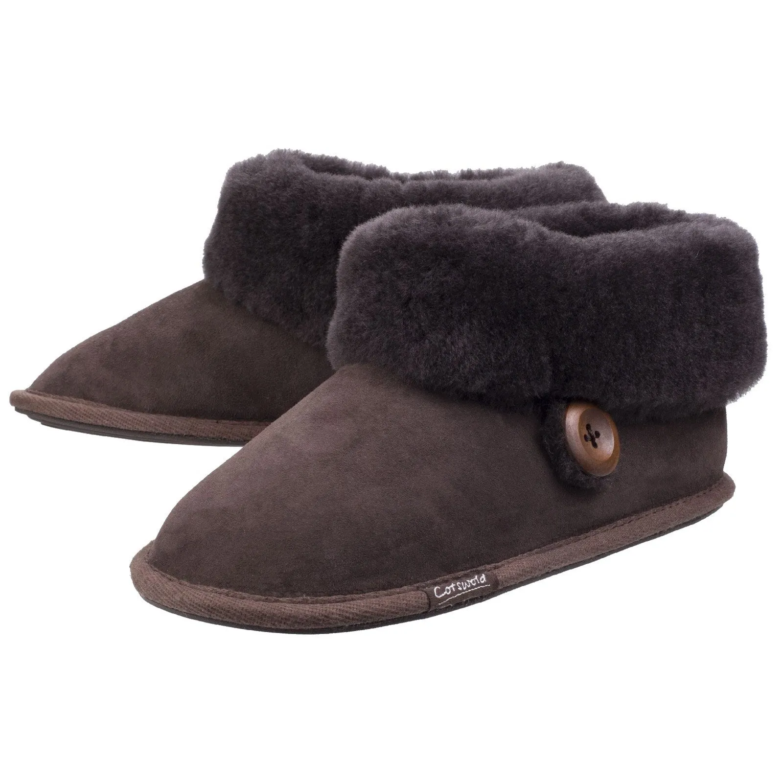 Cotswold Wotton Sheepskin Slippers