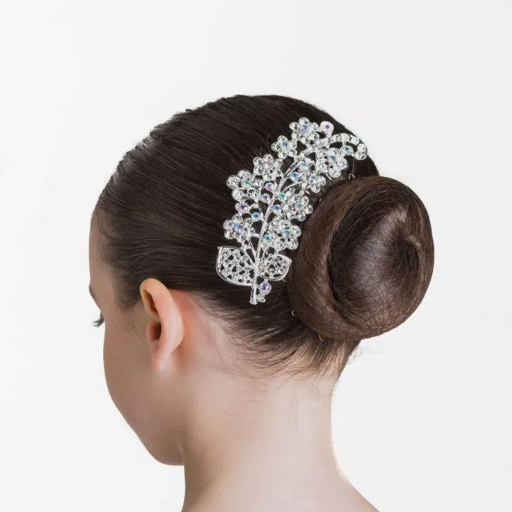 Diamond Sparkle Hair Comb - Crystal White