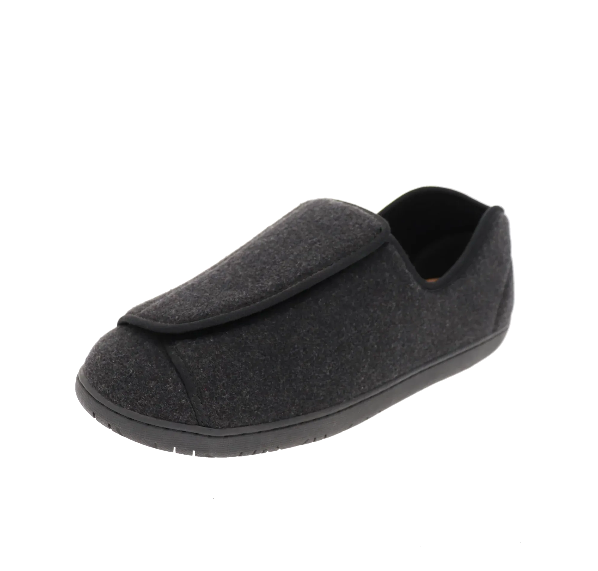 Doctor 2 Black Wool Slipper