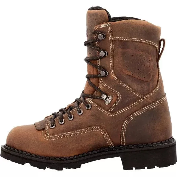 Georgia Boot Men's Made in USA Logger Waterproof Work Boot GB00538