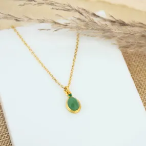 Green Stone Necklace