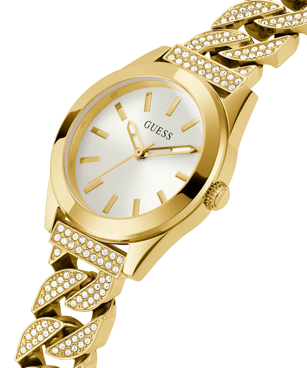 GUESS Ladies Gold Tone Analog Watch