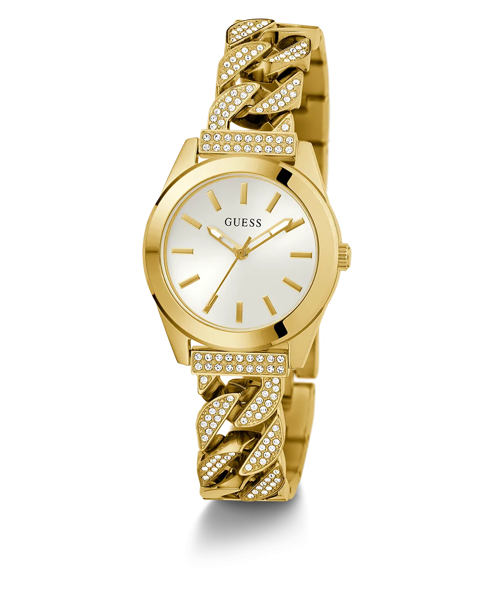 GUESS Ladies Gold Tone Analog Watch