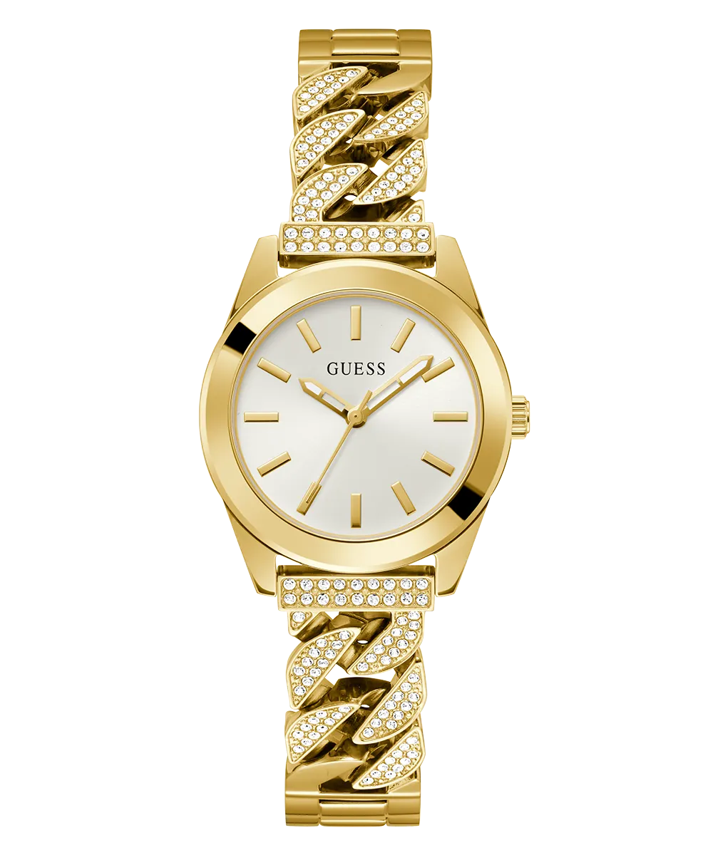 GUESS Ladies Gold Tone Analog Watch