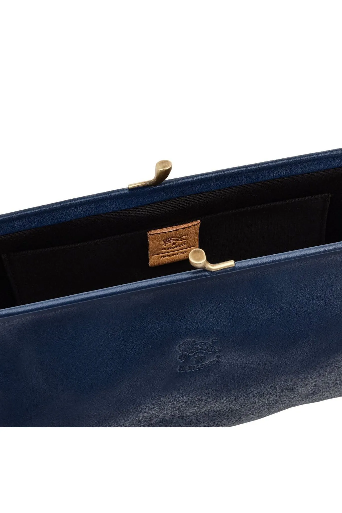 Il Bisonte Clutch - Dark Navy