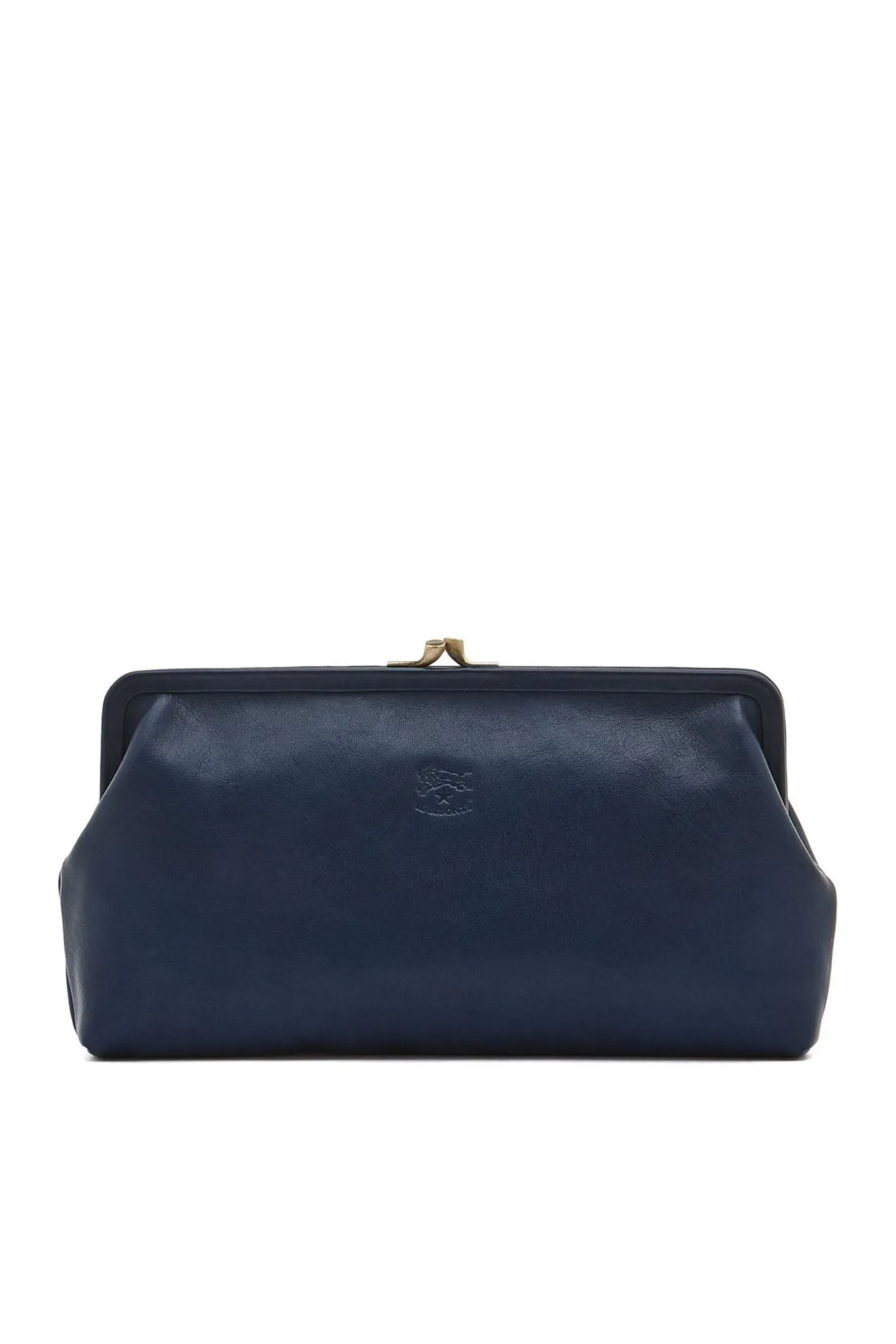 Il Bisonte Clutch - Dark Navy