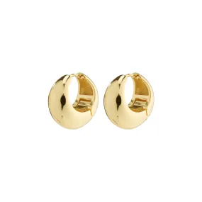 IOANNA recycled chunky hoops gold-plated