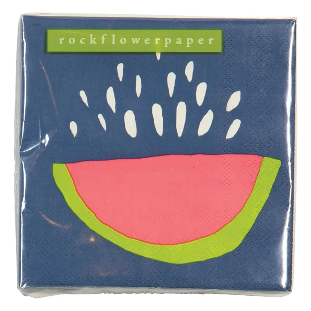 Juicy Watermelon Paper Cocktail Napkins (Pack of 20)