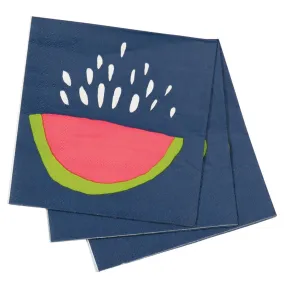 Juicy Watermelon Paper Cocktail Napkins (Pack of 20)