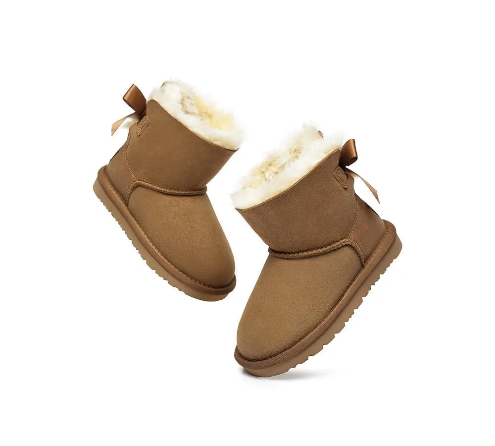 Kids Mini Back Bow Boots