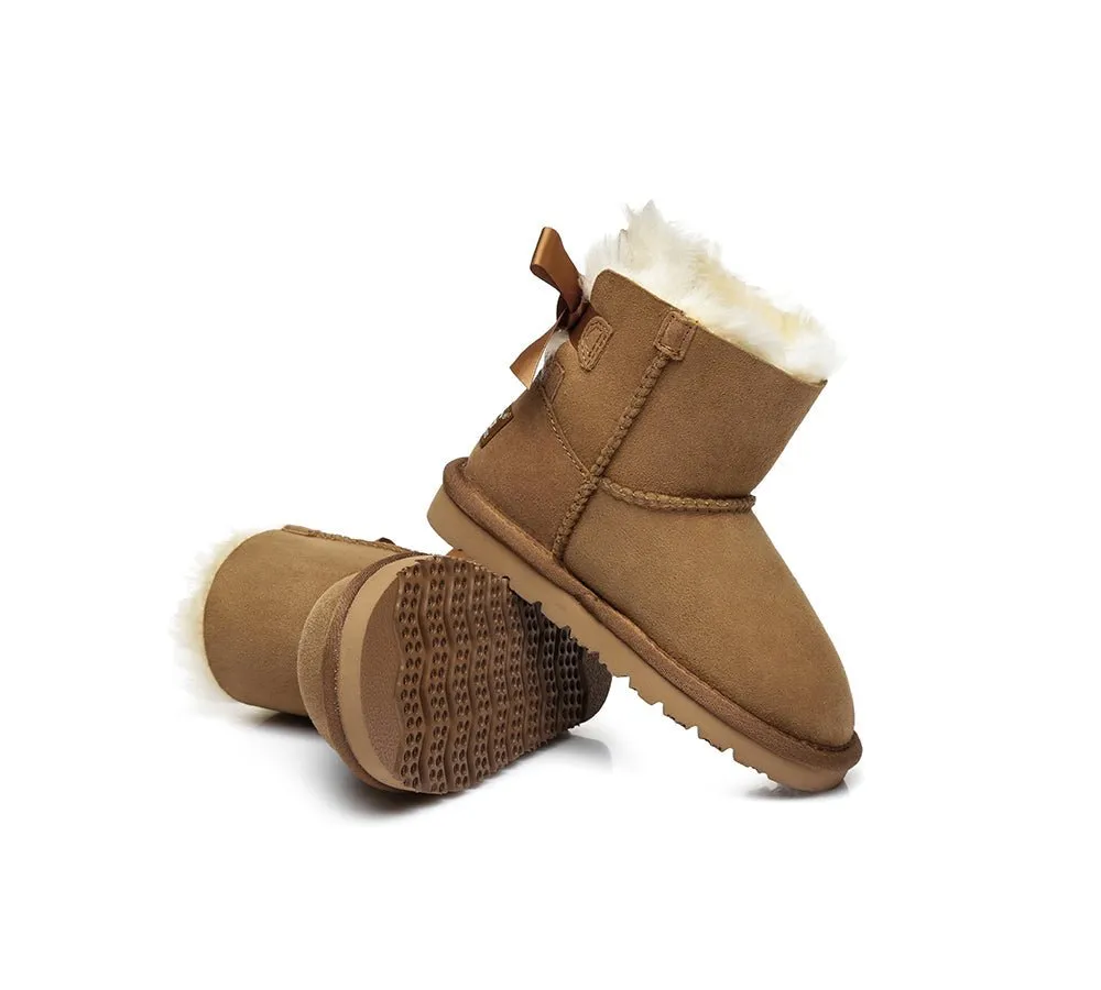 Kids Mini Back Bow Boots