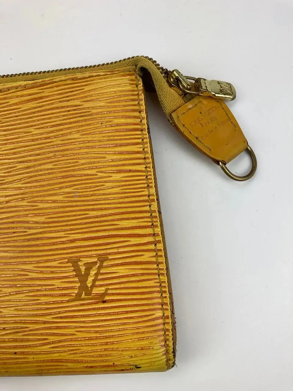 Louis Vuitton Yellow Epi Lussac Tote and Pochette