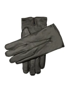 Men's Heritage Three-Point Camel Hair-Lined Leather Gloves