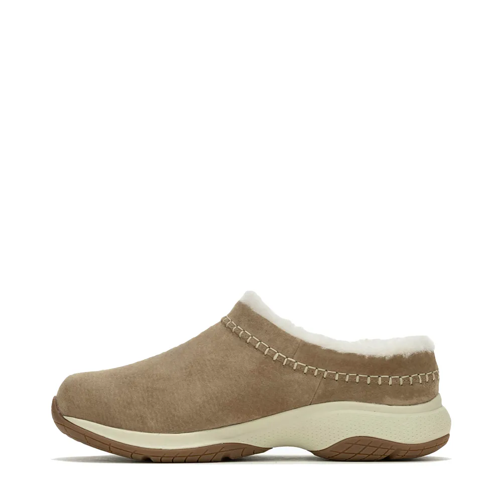 Merrell Women's Encore Ice 5 Waterproof Suede Leather Clog (Camel)